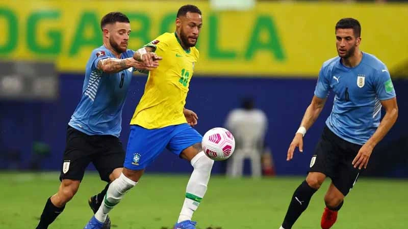 Ở trận Brazil vs Uruguay, Brazil đang xếp hạng vị trí thứ 4 khi đấu với Uruguay